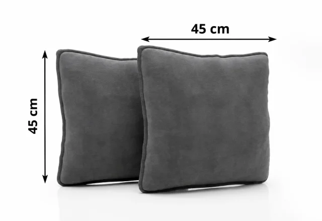 Poduszki dekoracyjne z wymiarami 45 cm